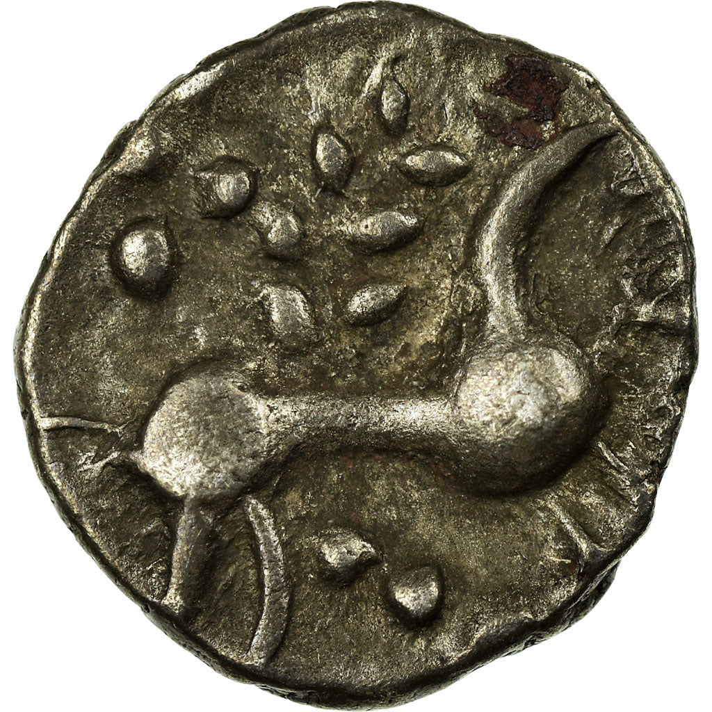 Coin, Iceni, Anted, Unit or Denarius, 25-38, AU(50-53), Silver, SCBC:441