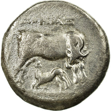 Coin, Illyria, Apollonia, Drachm, 229-100 BC, EF(40-45), Silver