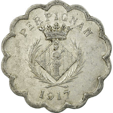 Moneta, Francia, Chambre Syndicale des Commerçants, Perpignan, 25 Centimes
