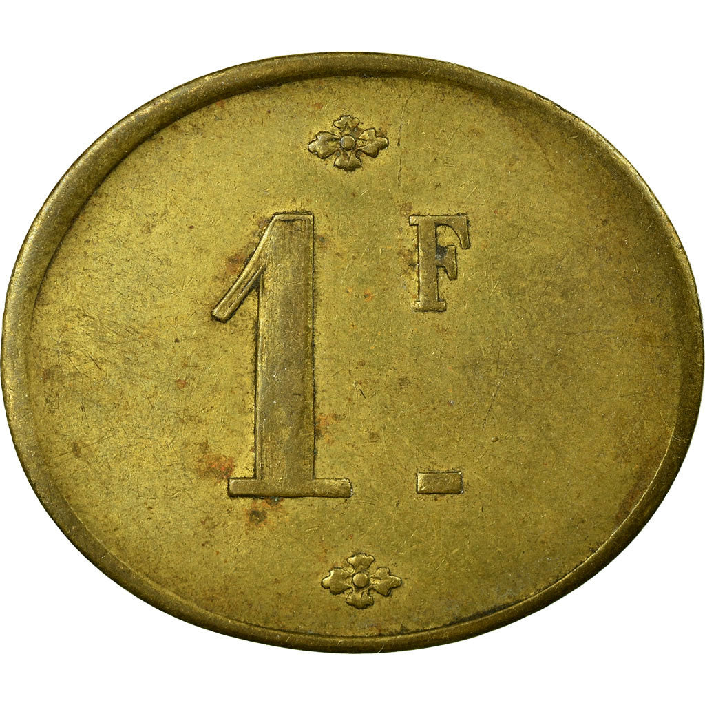 Moneta, Francja, Société Coopérative l'Union, Amiens, 1 Franc, EF(40-45)