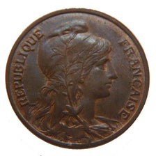 FRANCE, 10 Centimes, 1900, AU(55-58), Bronze, Gadoury #277, 10.00