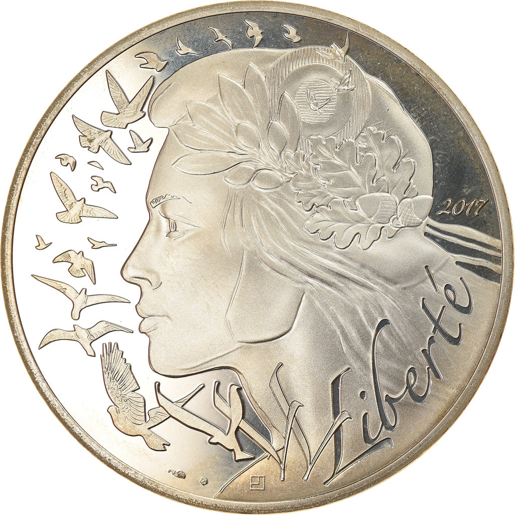 France, 100 Euro, Marianne, Liberté, 2017, Paris, MS(65-70), Silver