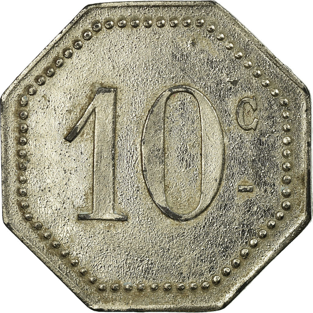 Munten, Frankrijk, Arçonnerie française, Saint-Sulpice, 10 Centimes, ZF+