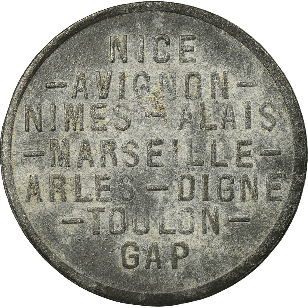 Moneda, Francia, Chambres de Commerce de la Région Provençale, 5 Centimes