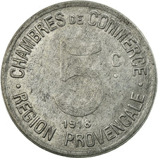Coin, France, Chambres de Commerce de la Région Provençale, 5 Centimes, 1918