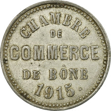 Moeda, Argélia, Chambre de Commerce, Bône, 10 Centimes, EF(40-45), Alumínio
