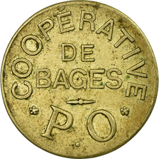 Moneta, Francia, Coopérative, Bages, 2 Francs, BB, Alpacca, Elie:10.6