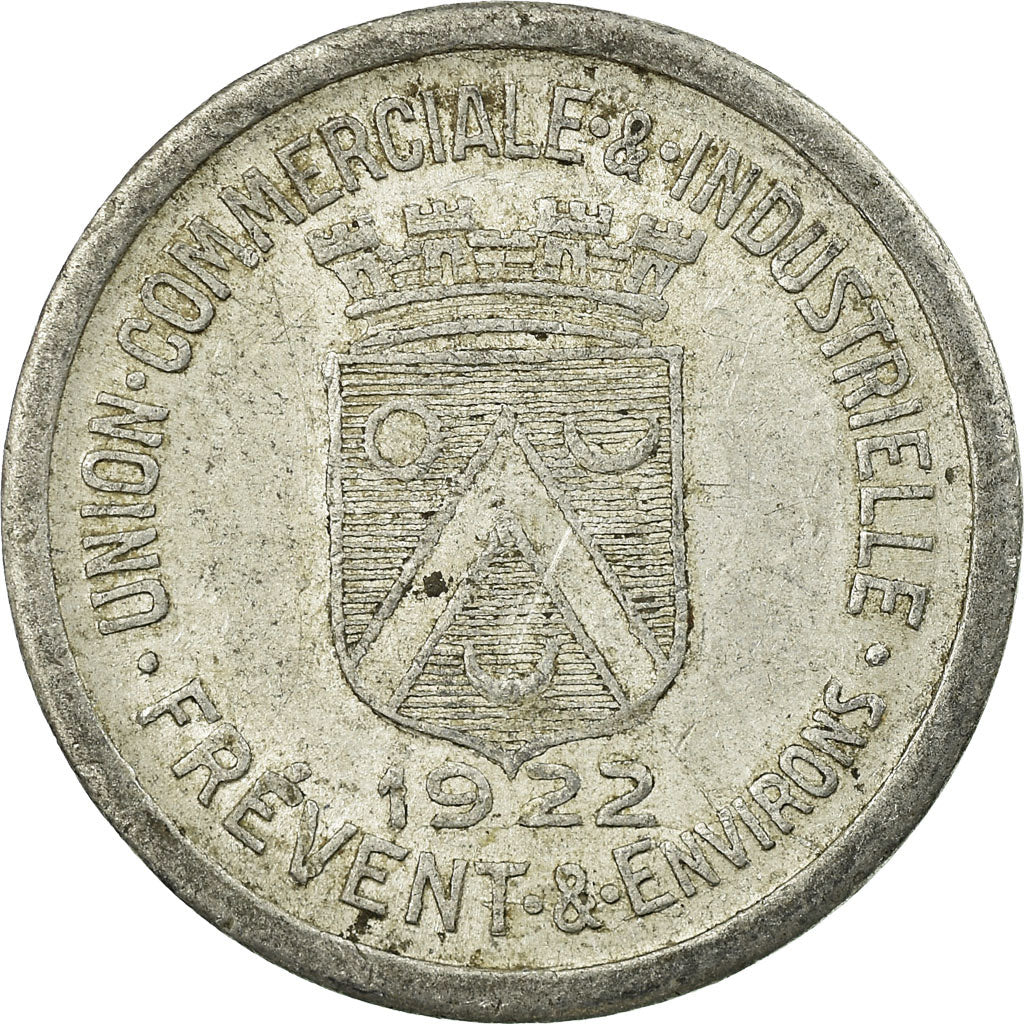 Münze, Frankreich, Union Commerciale et Industrielle, Frévent, 10 Centimes
