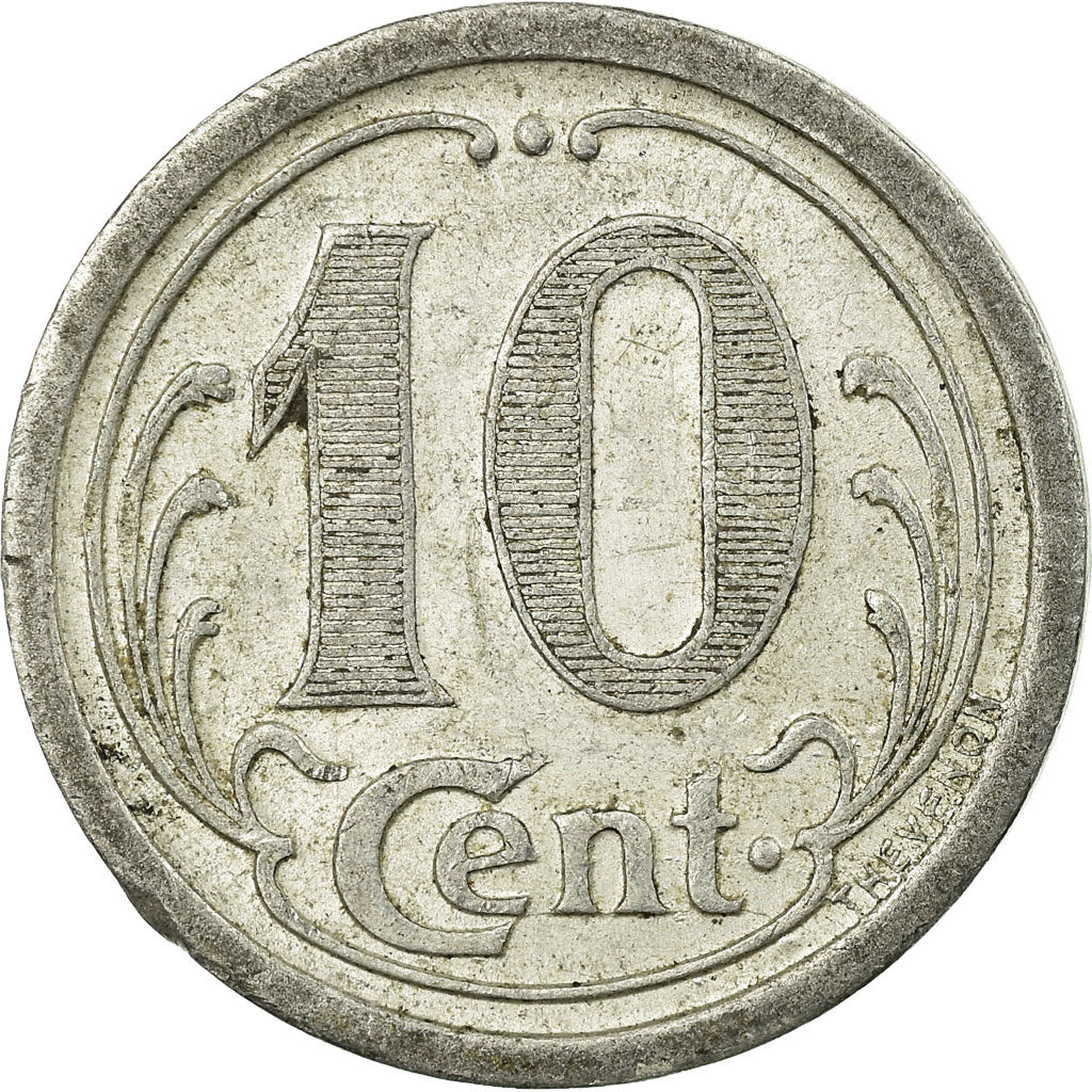 Münze, Frankreich, Union Commerciale et Industrielle, Frévent, 10 Centimes