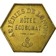 Moneta, Francja, Aciéries de Longwy, Hôtel Economat, Longwy, 1 Franc, 1883