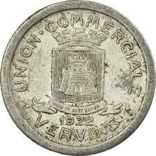 Coin, France, Union Commerciale, Vervins, 10 Centimes, 1922, EF(40-45)