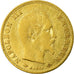 Moneda, Francia, Napoleon III, 5 Francs, 1857, Paris, BC+, Oro, KM:787.1