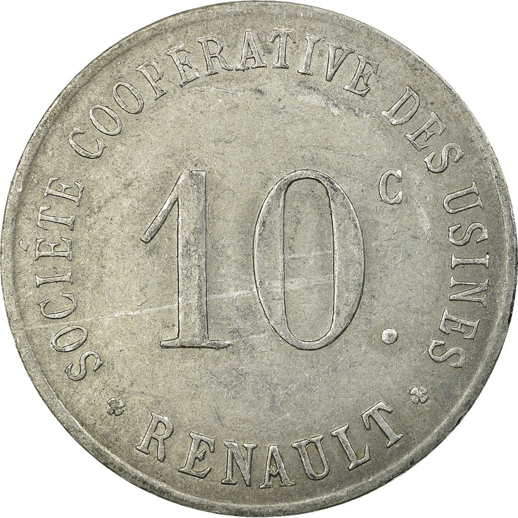 Moneda, Francia, Soc. Coop. des Usines Renault, Boulogne-Billancourt, 10