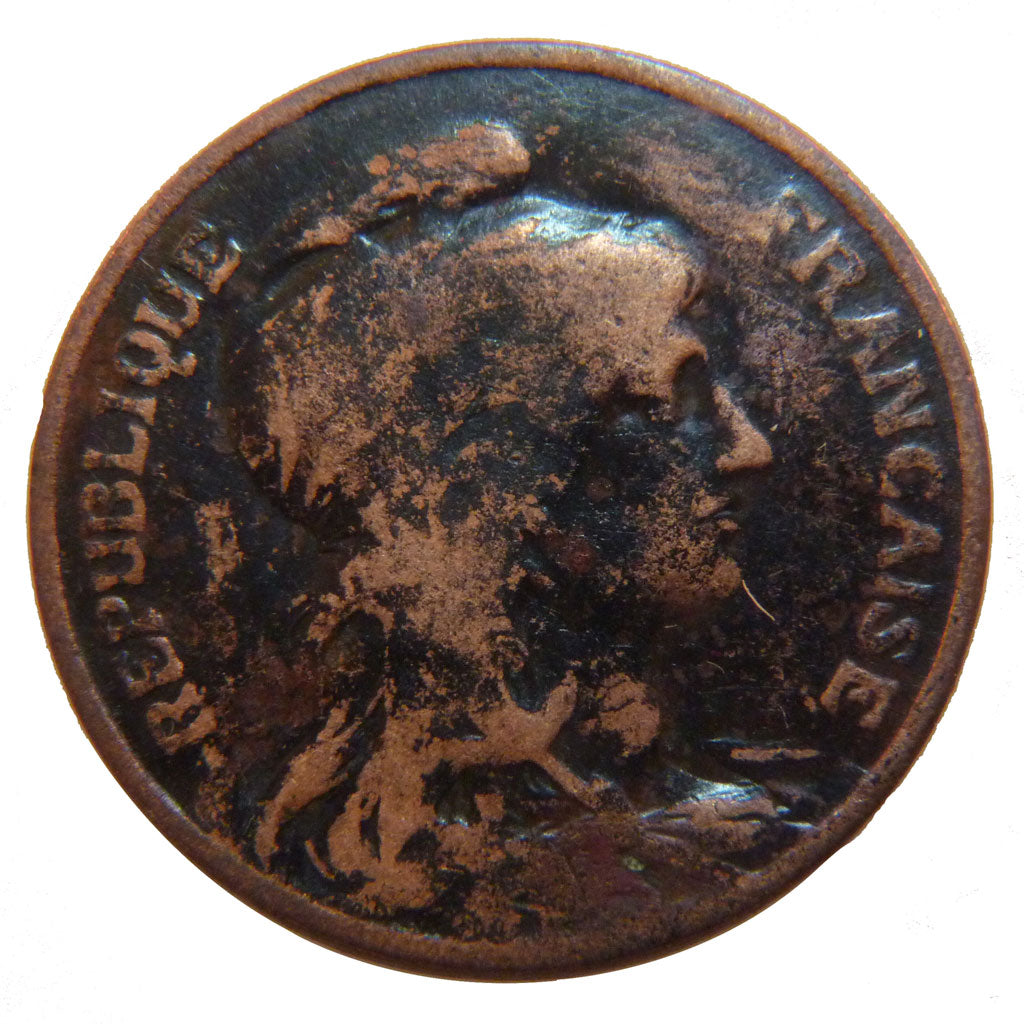 FRANCE, Dupuis, 10 Centimes, 1912, Paris, KM #843, VF(30-35), Bronze, 30,...