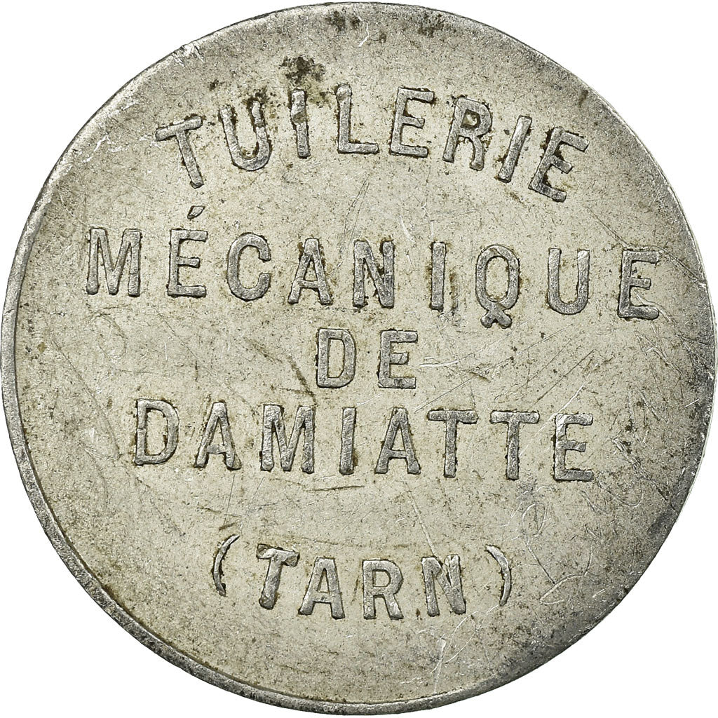 Moneta, Francja, Tuilerie Mécanique, Damiatte, 5 Centimes, Undated, EF(40-45)