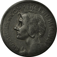 Coin, France, Chambres de Commerce de l'Hérault, 25 Centimes, 1917-20