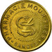 Coin, France, Pharmacie MOURGUES, Ganges, 25 Centimes, MS(60-62), Brass