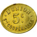 Moneta, Francia, Société Coopérative l'Union, Amiens, 5 Centimes, SPL