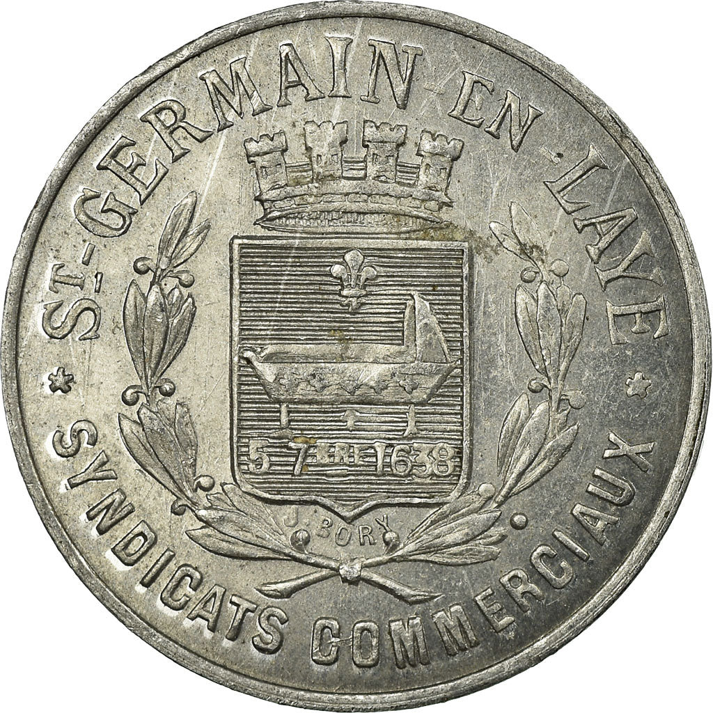 Coin, France, Union du Commerce & de l'Industrie, Saint-Germain-en-Laye, 10