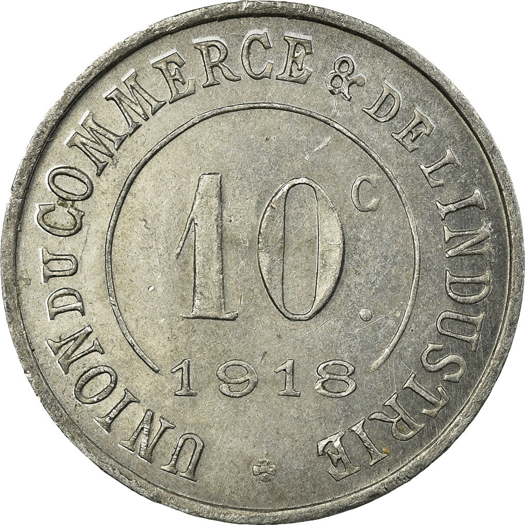 Coin, France, Union du Commerce & de l'Industrie, Saint-Germain-en-Laye, 10