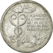 Coin, France, Chambre de Commerce, Nice, 10 Centimes, 1920, AU(50-53)