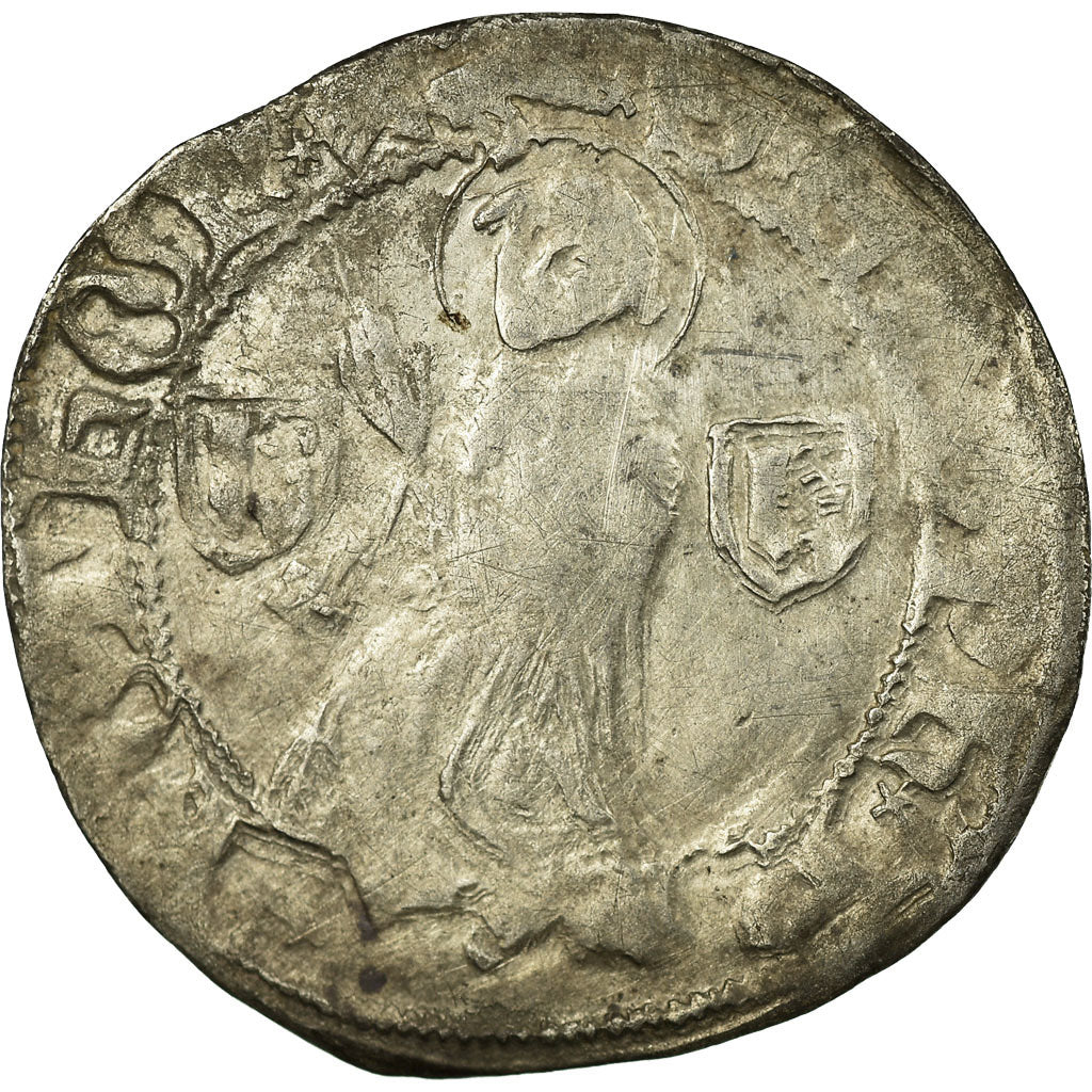 Münze, Frankreich, LORRAINE, Gros, 1406-1415, Metz, S, Silber, Boudeau:1659