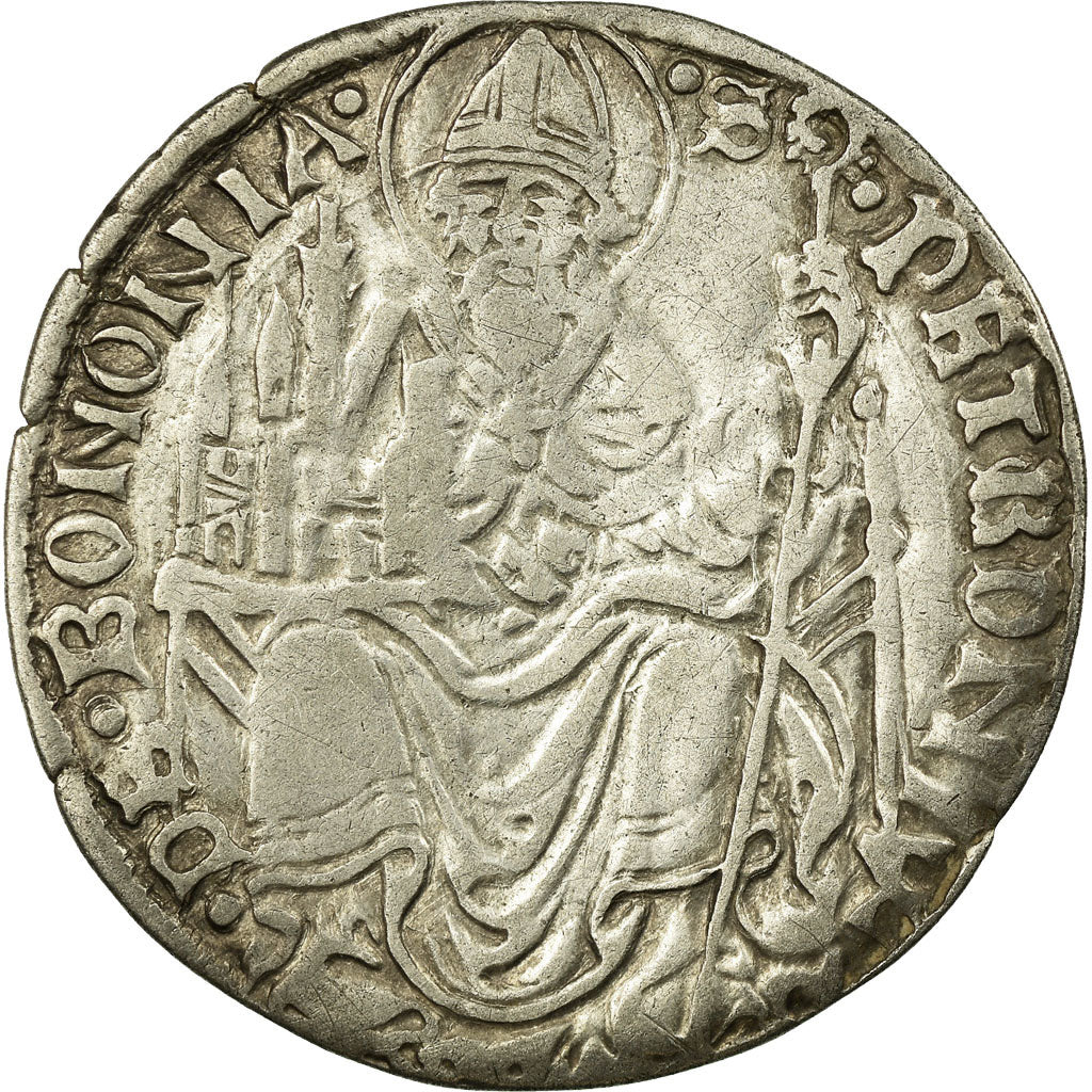 Coin, Italy, Gros, In the name of Bentivoglio, 1446-1506, Bologna, EF(40-45)