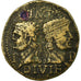 Coin, Augustus, Dupondius, 10-14 AD, Nîmes, VF(30-35), Bronze, RIC:160