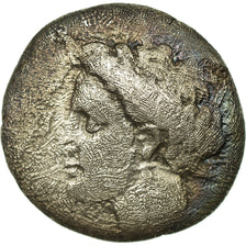 Moneda, Euboia, Chalkis, Drachm, 338-308 BC, MBC, Plata, SNG-Cop:432var