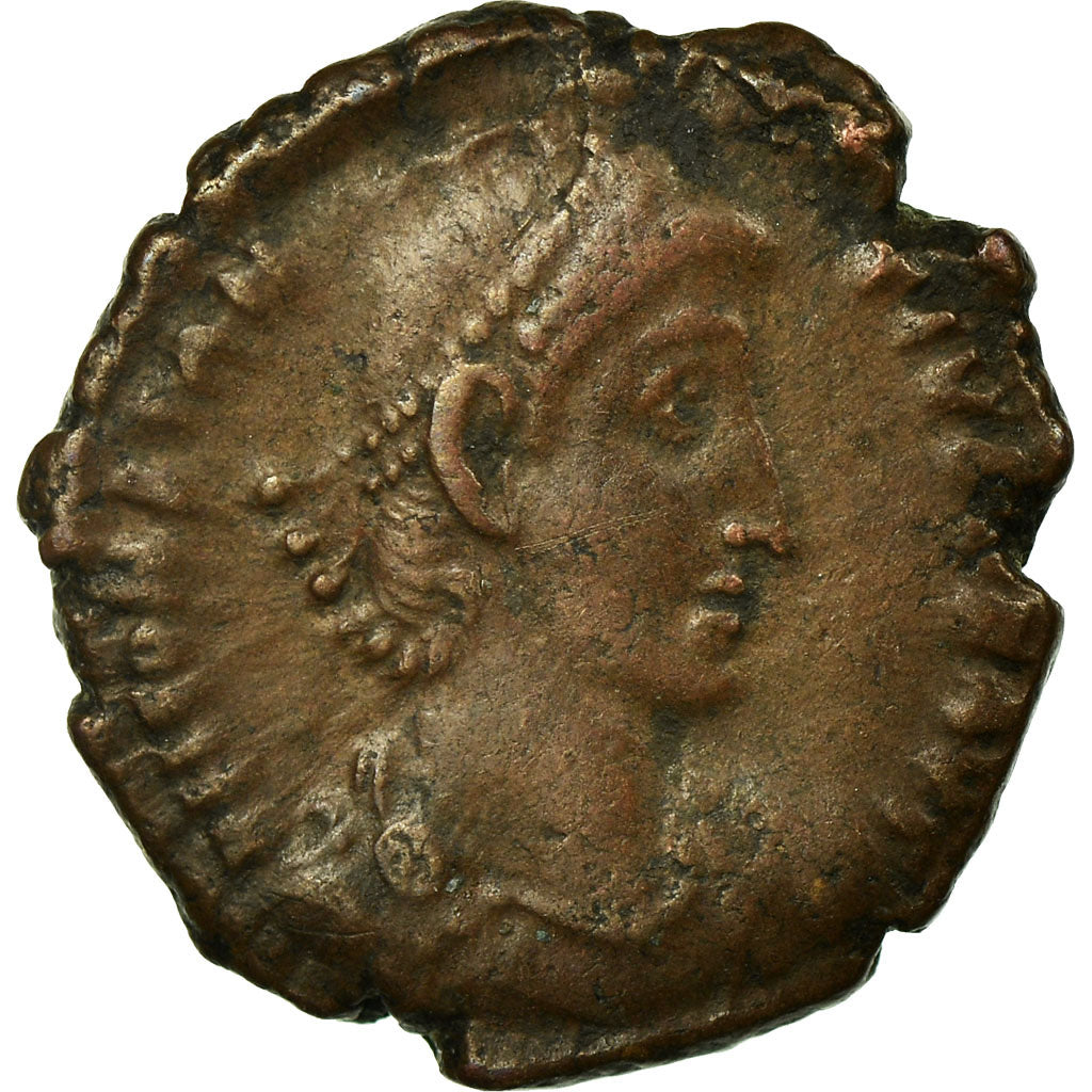 Moneda, Constantius II, Half Maiorina, 355-361, Antioch, MBC, Bronce, RIC:153