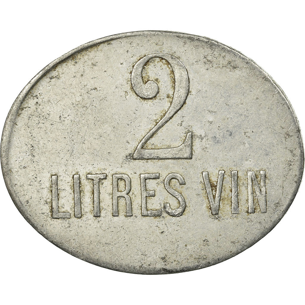 Coin, France, Ruche de Pompey, Pompey, 2 Litres, EF(40-45), Aluminium