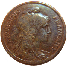 FRANCE, Dupuis, 10 Centimes, 1916, Paris, KM #843, EF(40-45), Bronze, 30,...