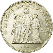 Coin, France, Hercule, 50 Francs, 1974, Hybrid issue, MS(60-62), Silver