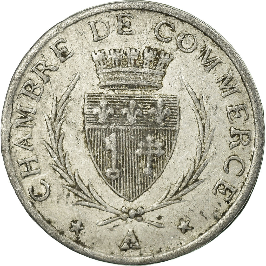 Coin, France, Chambre de Commerce, Narbonne, 10 Centimes, 1920, EF(40-45)