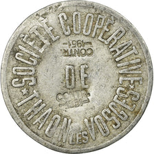 Moneta, Francja, Société Coopérative, Thaon-les-Vosges, 5 Francs, VF(30-35)
