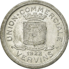 Moeda, França, Union Commerciale, Vervins, 10 Centimes, 1922, AU(50-53)