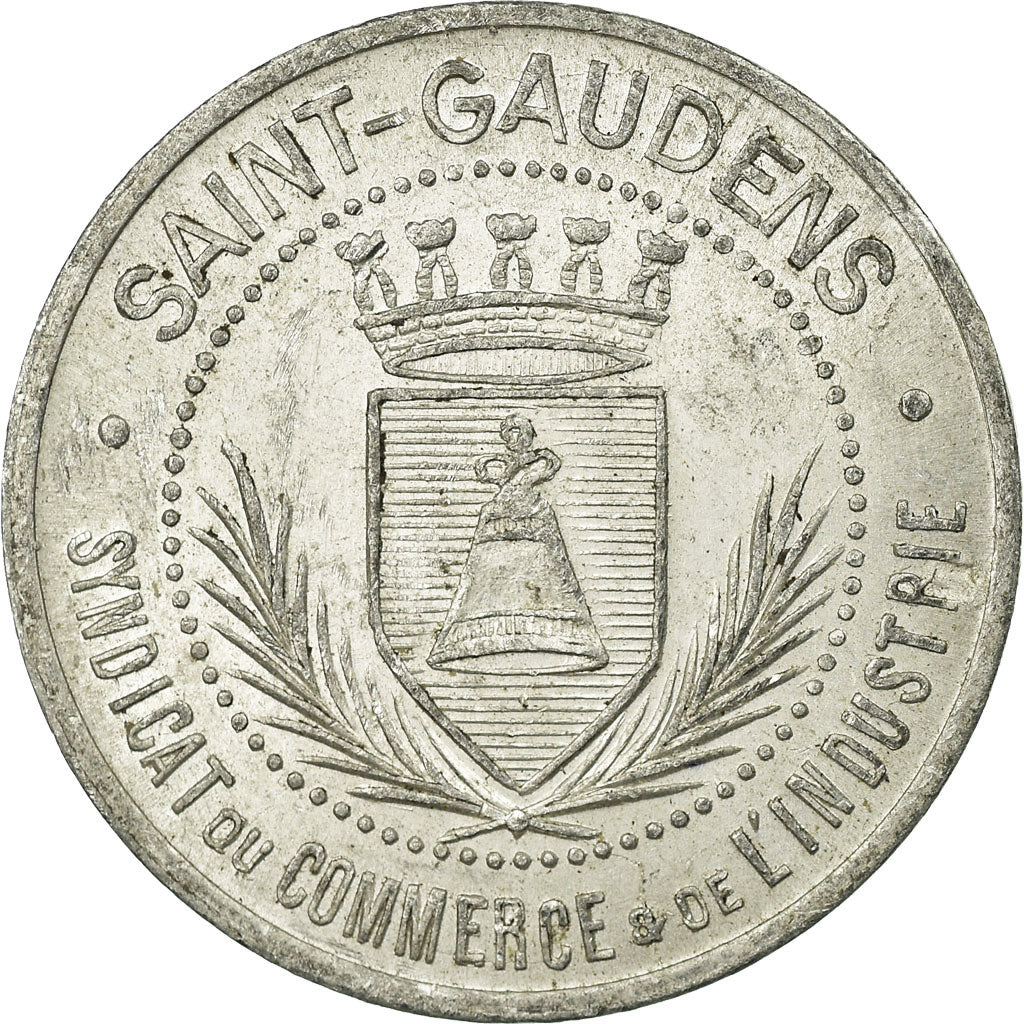 Moneta, Francia, Syndicat du Commerce & de l'Industrie, Saint-Gaudens, 10