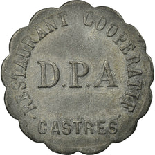 Coin, France, Restaurant Coopératif D.P.A, Castres, 10 Centimes, EF(40-45)