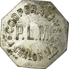 Coin, France, Coopérative P.L.M, Chalon-sur-Saône, 50 Centimes, EF(40-45)