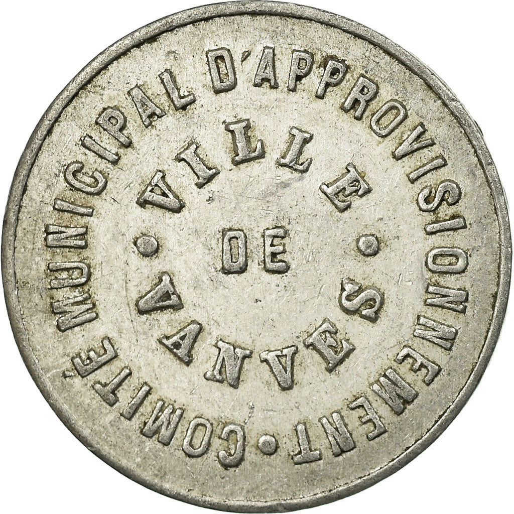 Coin, France, Comité Municipal d'Approvisionnement, Vanves, 10 Centimes