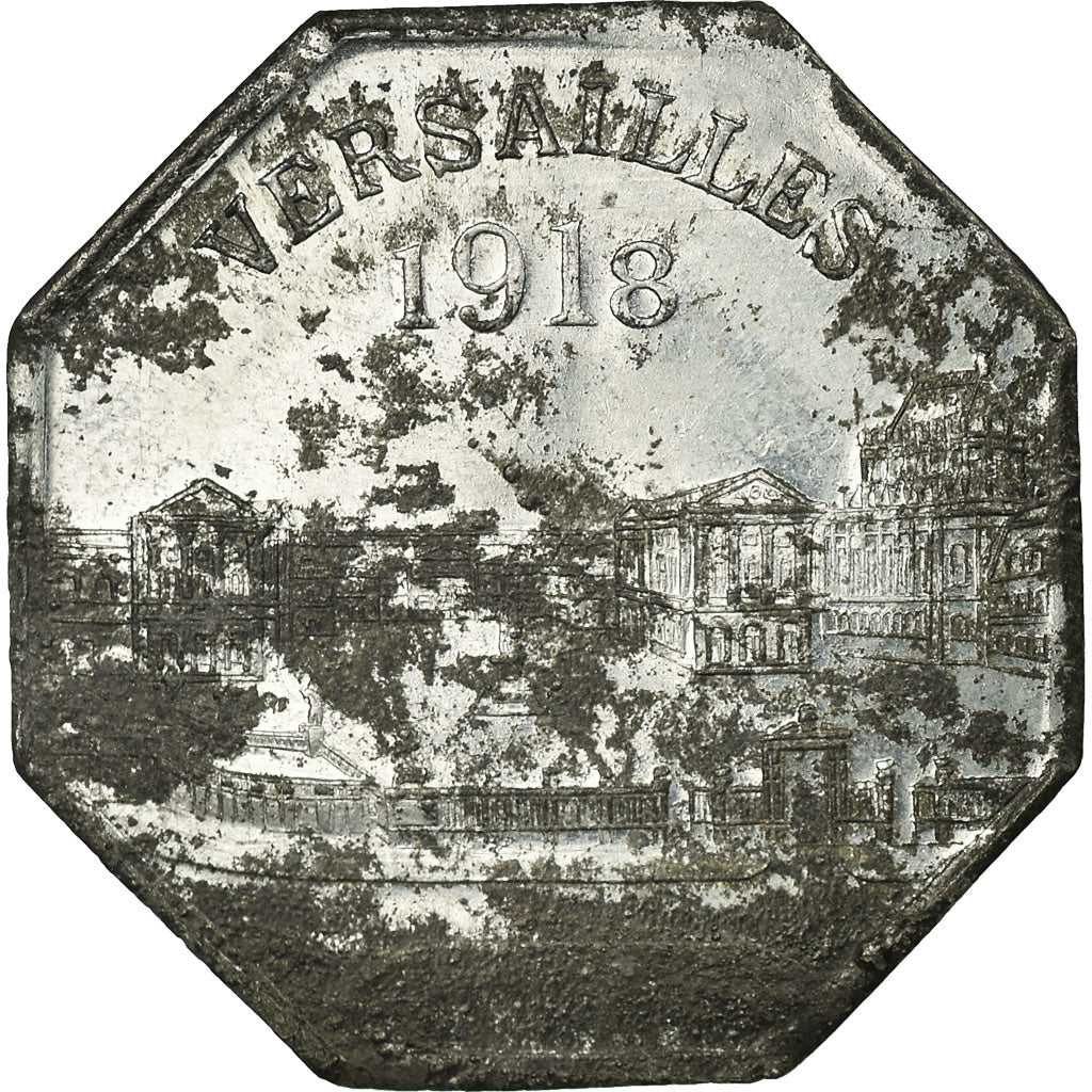 Coin, France, Groupes Commerciaux, Versailles, 10 Centimes, 1918, EF(40-45)