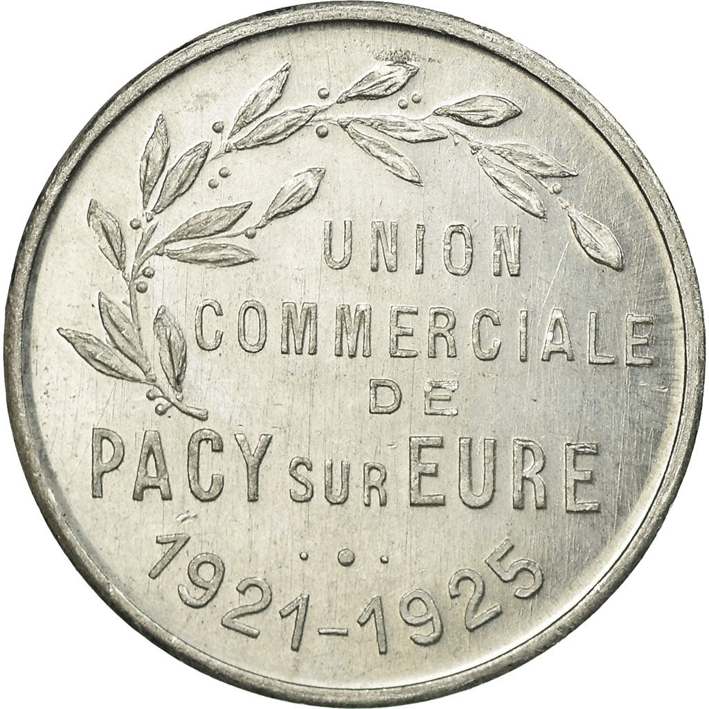 Coin, France, Union Commerciale, Pacy-sur-Eure, 10 Centimes, 1921-1925, MS(63)