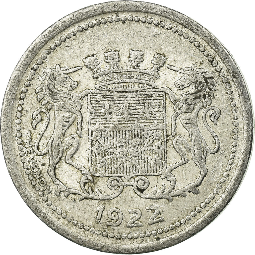 Münze, Frankreich, Chambre de Commerce, Amiens, 5 Centimes, 1922, SS