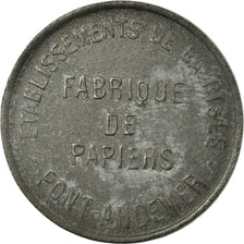 Coin, France, Ets de la Risle, Fabrique de Papiers, Pont-Audemer, 25 Centimes