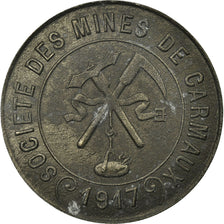 Munten, Frankrijk, Société des Mines, Carmaux, 5 Centimes, 1917, ZF, Zinc