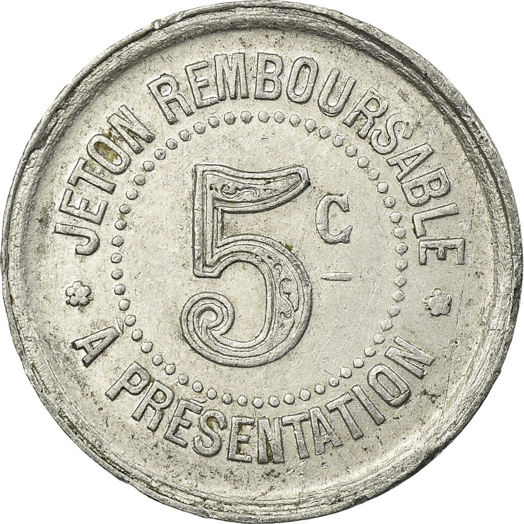 Coin, France, Syndicat de l'Alimentation en gros de l'Hérault, 5 Centimes