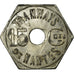 Münze, Frankreich, Tramways, Nantes, 15 Centimes, SS+, Nickel plated zinc