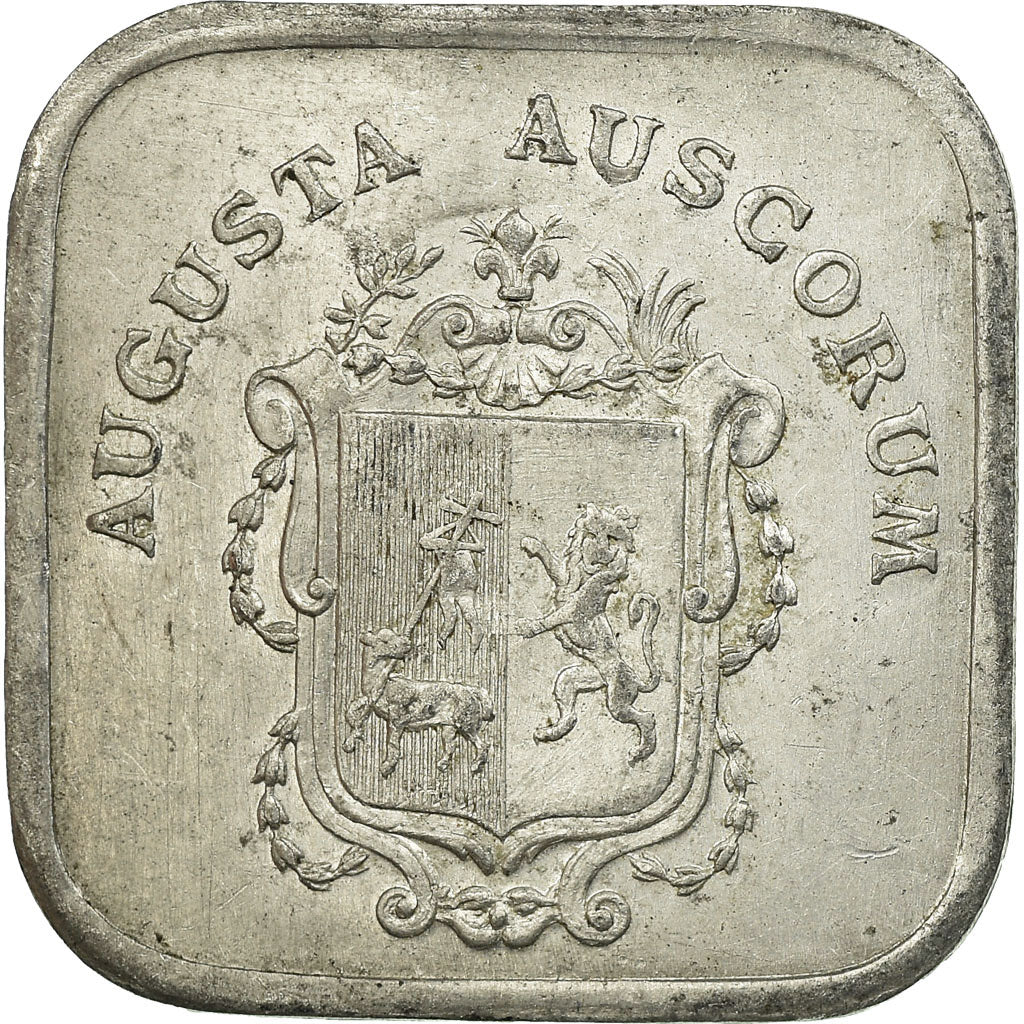 Moneta, Francja, Augusta Auscorum, Auch, 25 Centimes, 1916, EF(40-45)
