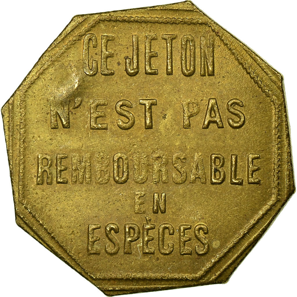Coin, France, Omnibus Tramways de Lyon, Lyon, 10 Centimes, 1919, AU(55-58)