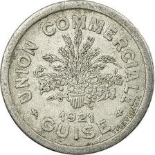Moneta, Francja, Union Commerciale, Guise, 10 Centimes, 1921, EF(40-45)